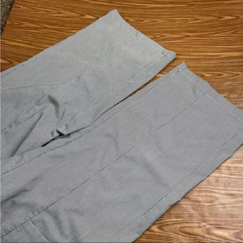 Habitat Pinstripe Stretch Poplin Wide Leg Ankle Pants - Large