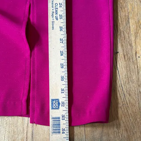 Chic Fuchsia Women's Skirt Set with Light Glitter Size 12/14(read)Made In USA Pink