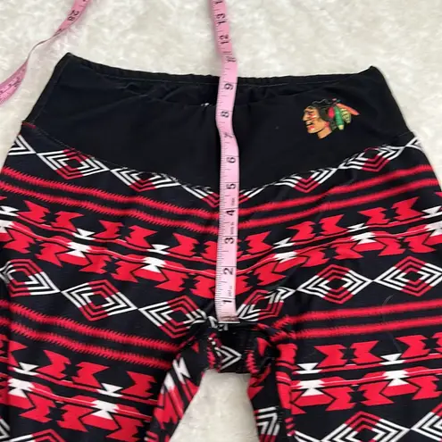 FOCO women’s small Chicago Blackhawks hockey leggings Black