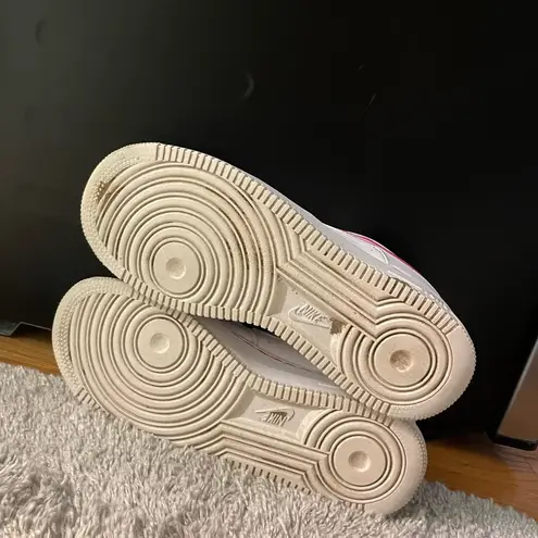 Nike Air Force 1 airbrush pink gradient