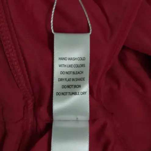 ANDIE Ventura Top Bikini Cherry Red Sporty Swim XS New