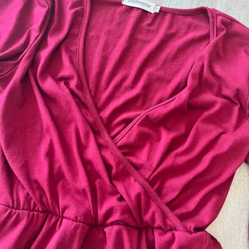 Womens Leadingstar Red Mini Dress