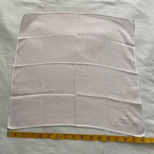 Courreges Baby Pink Shimmer Yarn Woven Bandana