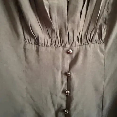 SCARLET DARKNESS | Black Victorian Style Steampunk Button down Blouse | Large