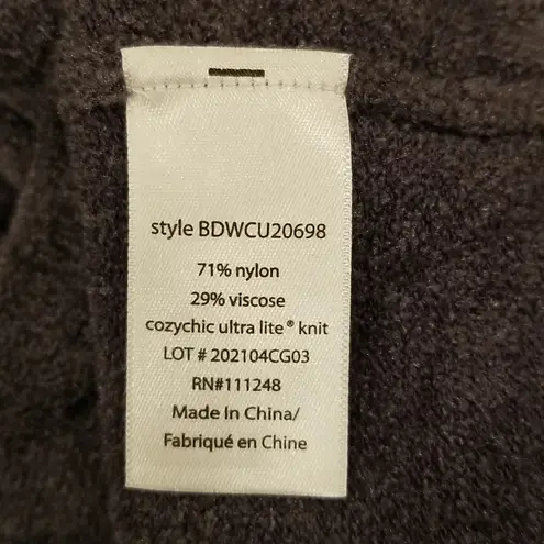 Barefoot Dreams 💕💕 CozyChic Drape Rib Cardigan Ultra Lite Pacific Blue XL