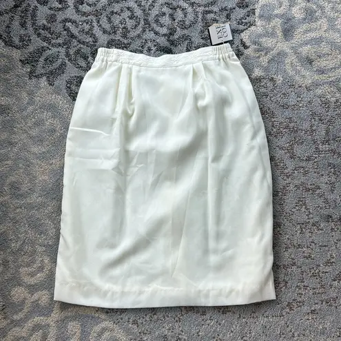 Vintage Executive Collection Blazer & Skirt Set Cream 14