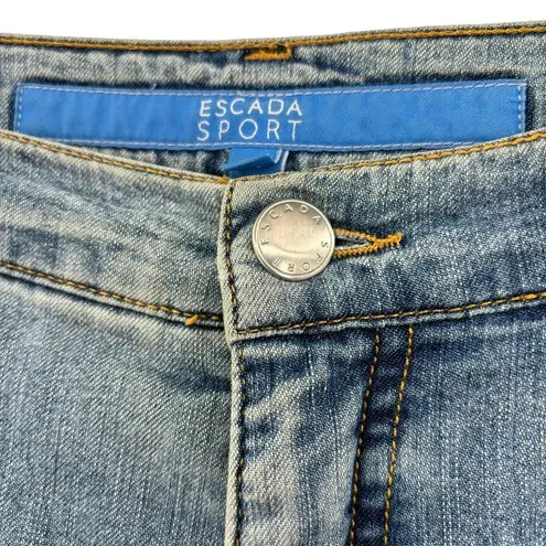 Escada Sport Linda Slim Special Jeans Blue Denim Size 38 / US 8