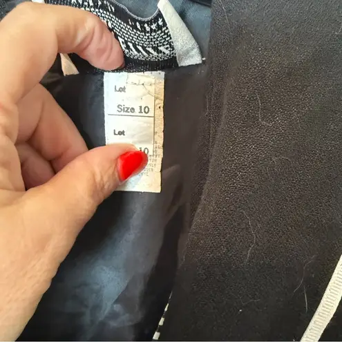 S. L. Petites Vintage 1980's Navy Blue Nautical Theme Shorts Romper Women’s 10 White