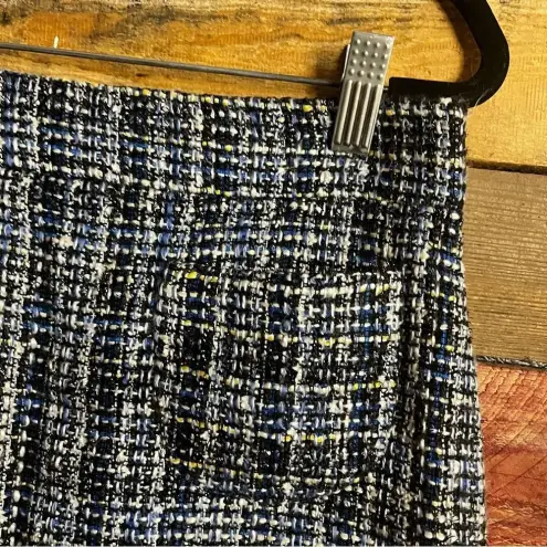 J.Crew  Blue‎ Tweed Skirt Size 0