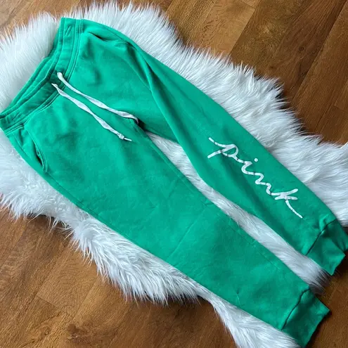 💖PINK Apple Green Sweat Pants💖 Size XS