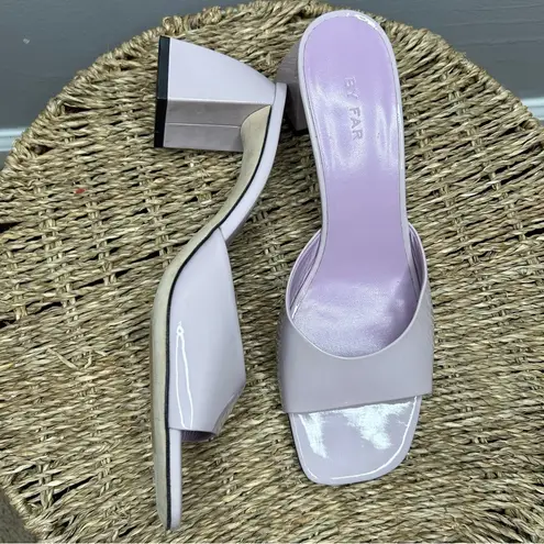 BY FAR Purple Lilac Romy Slip On Mule Sandals Size 7