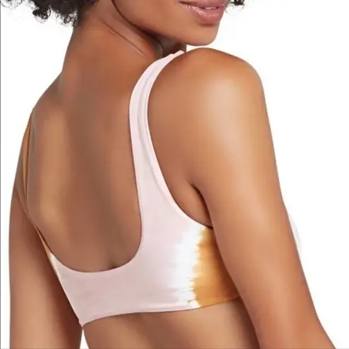 l*space L* Lizzie Stripe Tie Dye Bikini Top XS NWT