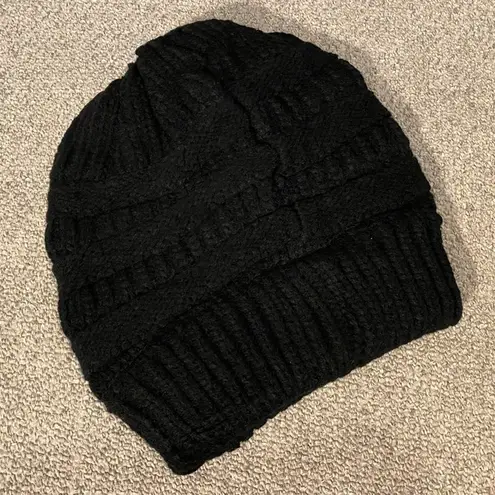 Ponytail Hat #4 Black