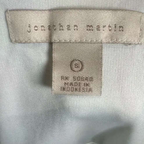 Jonathan Martin  vibrant and colorful tropical floral true wrap top size small