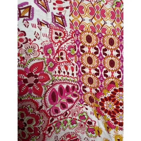 ZARA  GUIPURE TRIM PRINTED PANTS NWT Sz. M