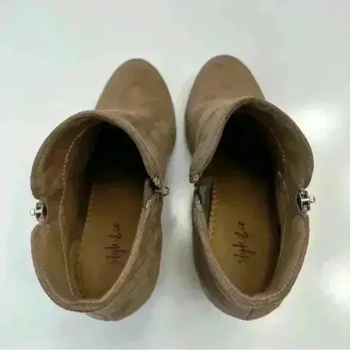 Style & Co  Ankle Boots‎ Booties Heels Women’s Size 6 Brown Fall Autumn Booties