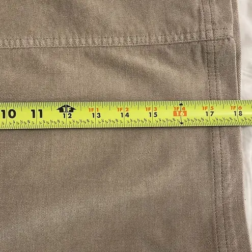 Merrell Tan Khaki Corduroy Straight Short Skirt Womens 6 Casual