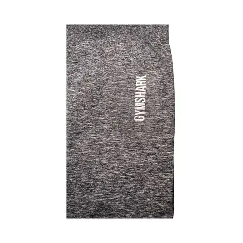 Gymshark  Adapt Seamless Compression Leggings 7/8 Womens Black Marl Size Large