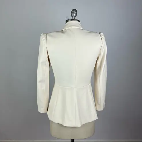 Rebecca Taylor Cream Single Button Blazer