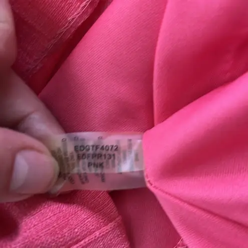 Ellen Tracy Women's Beaded Woven V-Back A-Line Dress