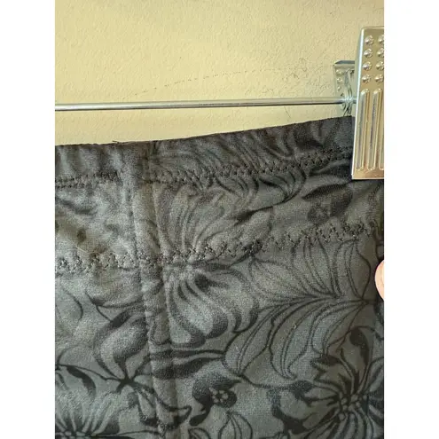 Maidenform Women's 2XL Waist Cincher Trainer Nipper Black Floral