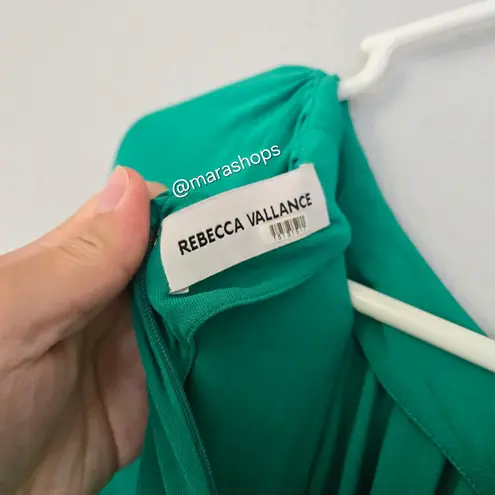 Rebecca Vallance Edie Cutout Midi Dress Green Size 8