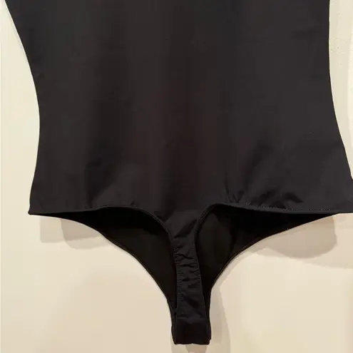 Free People NWT Intimately  Square Neck Cap Sleeve Thong Bodysuit Size L