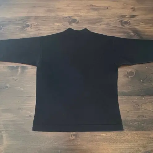 ⭐️ Vintage Meggi Hand Loomed 100% New Wool Made In Germany Black Sweater Sz 36