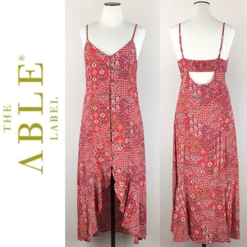 Abel the label ✨ Boho Floral Red Lola Dress✨