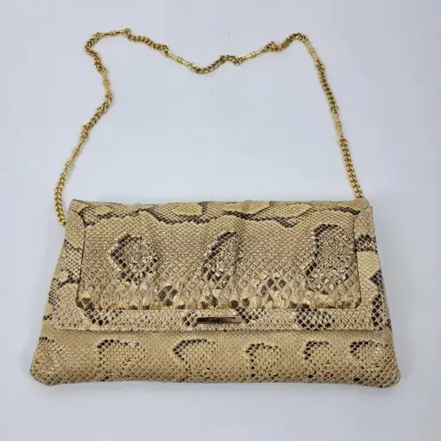 Vintage Susan Gail Genuine Snakeskin Shoulder Bag Leather Drop 14"