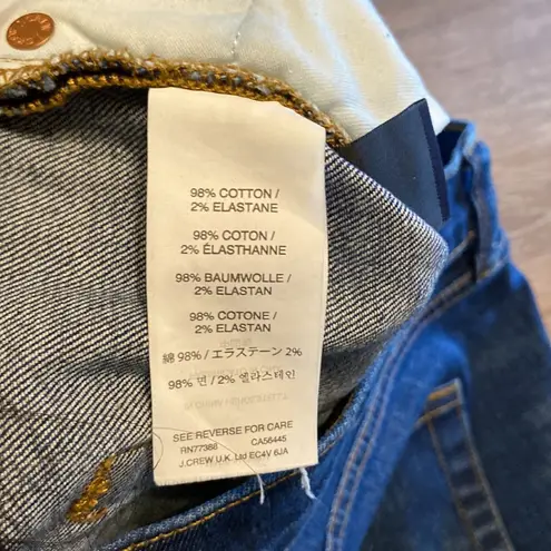 J.Crew  Indigo Denim Cut Off Shorts Size 27 - Image 3