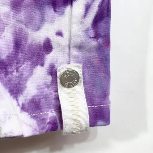 Gloria Vanderbilt Plus Sz 18 Denim Shorts Handmade Tie Dye Purple Pink Blue 944