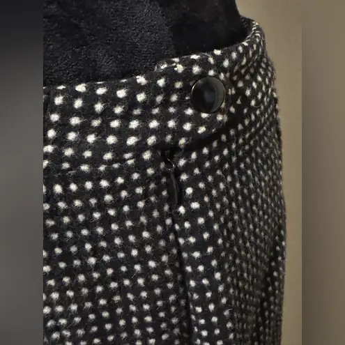 Adam Lippes EUC Adam Plus Eve Black and White Polka Dot Skirt size 8