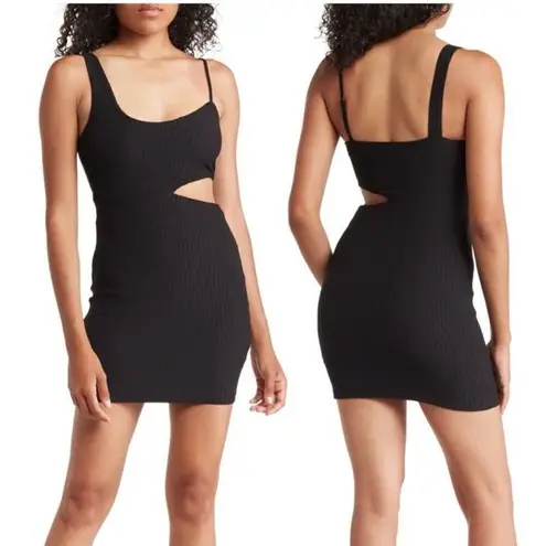Sophie Rue Black Cutout Mini Dress Medium