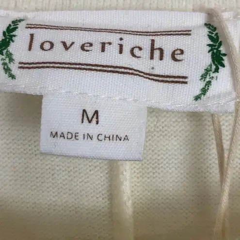 Love Riche LOVERICH Loose fit crochet detail sweater