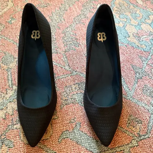 Betabrand Mile Marker Pointed Toe Black Heels Like New ~ Size 9 π§‘π