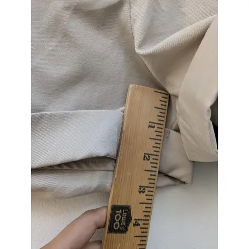 Emory park  Women's Shorts Classic High Waist Pleated Tan Size Large