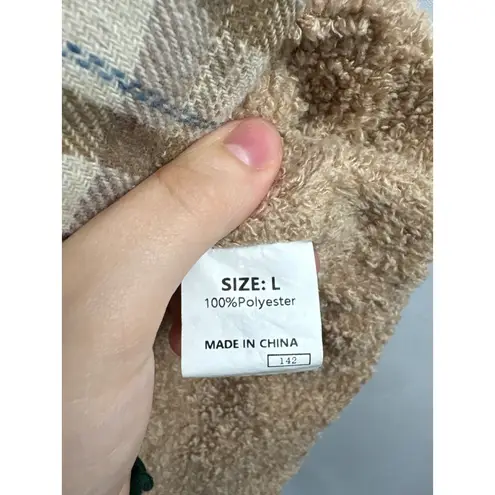 Women’s Asvivid Large Brown Plaid Fur Lined Hooded Jackets Size undefined