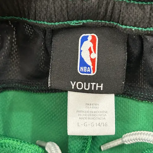 Nba Dri-Tek Boston Celtics Basketball Green Athletic Gym Shorts 24” Waist