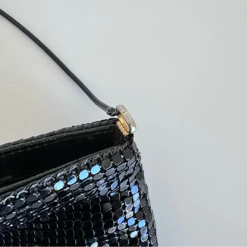 Elegant Black Sequin Shoulder Bag