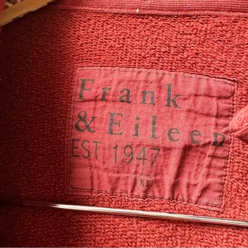 Frank & Eileen Willa Long Sleeve Triple Fleece Mini Wrap Dress Cranberry Red XL