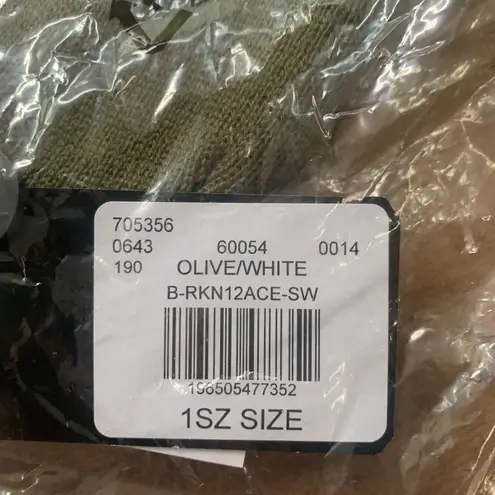 PacSun Authentic ‘47  Los Angeles Dodgers Basic Raised Knit Cuffed Olive Beanie - Image 5