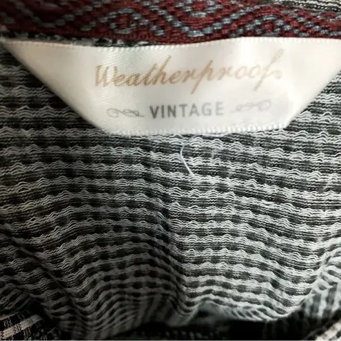 Weatherproof Vintage Gingham Pullover Hoodie M