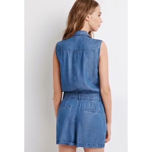 Forever 21 ✨Denim Utility Romper✨