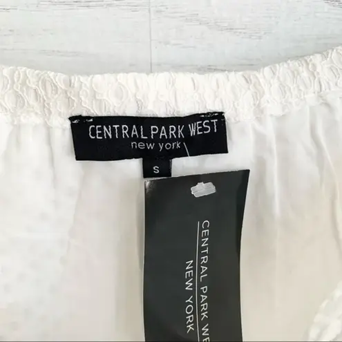 Central Park West White Eyelet Dress