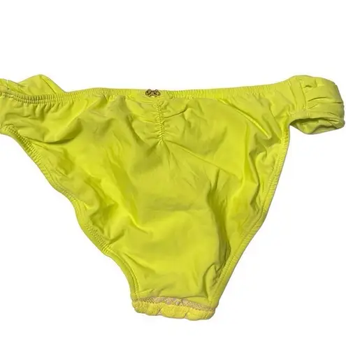 PilyQ New. lace fanned teeny bikini bottoms. Small