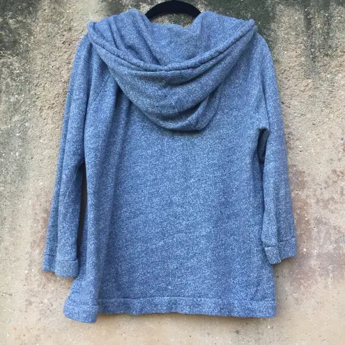 Vivienne Tam Heather Grey Crop Full Zip Hoodie L