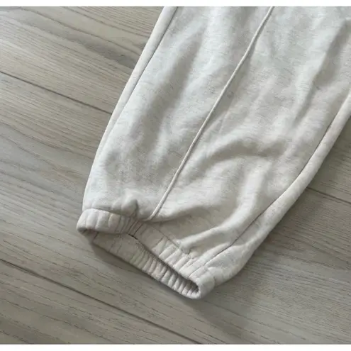 Gaiam Cream Beige Lounge Jogger Sweatpants XL Elastic Waist Casual Comfort Fit