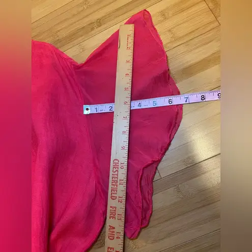 Womens Prima Short Sleeve Grapefruit Linen/Silk BLD W/Pockets midi Dress|Sz:L/XL Pink Size undefined