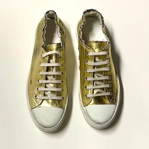 Saint Laurent Bedford Low top Distressed Sneakers